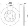 MDC1010C MINTEX Гальмівний диск