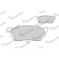 MBF015530 MANDO Комплект гальмівних колодок дисковий гальм