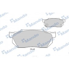 MBF015530 MANDO Комплект гальмівних колодок дисковий гальм