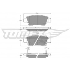TX 19-07 TOMEX Brakes КомплеК т гальмівних колодок, дискове гальмо