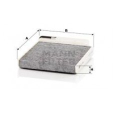 CUK 1829 MANN-FILTER Фільтр повітря у внутрішньому просторі