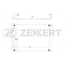 MK-1624 ZEKKERT Радіатор охолодження двигуна
