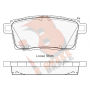 RB1963 R BRAKE Комплект гальмівних колодок дисковий гальм
