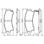 0 986 495 265 BOSCH Комплект гальмівних колодок дисковий гальм