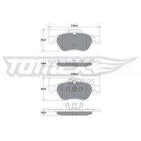 TX 13-51 TOMEX Brakes КомплеК т гальмівних колодок, дискове гальмо