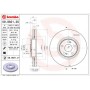 09.9821.21 BREMBO Гальмівний диск
