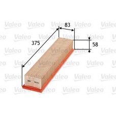 585003 VALEO Повітряний фільтр
