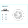 C220R0611 CWORKS Гальмівний диск