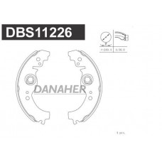 DBS11226 DANAHER Комплект гальмівних колодок