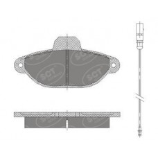 SP 414 PR SCT - MANNOL КомплеК т гальмівних колодок, дискове гальмо