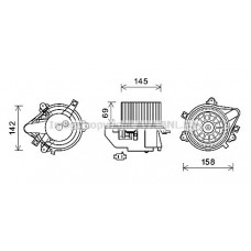 FT8419 AVA QUALITY COOLING Вентилятор салону