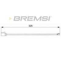 WI0704 BREMSI Сигналізатор зносу гальмівних колодок