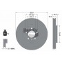 BDS1299HC BENDIX Braking Гальмівний диск