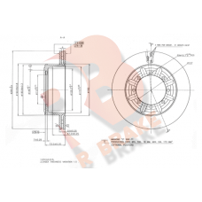 78RBD10017 R BRAKE Гальмівний диск
