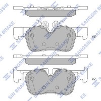 SP4066 Hi-Q Комплект гальмівних колодок дисковий гальм