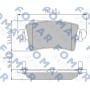 FO 684281 FOMAR Friction Комплект гальмівних колодок дисковий гальм
