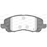 BPA0804.20 OPEN PARTS Комплект гальмівних колодок дисковий гальм