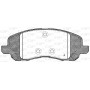 BPA0804.20 OPEN PARTS Комплект гальмівних колодок дисковий гальм