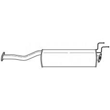 78400 SIGAM Середній глушник вихлопних газів