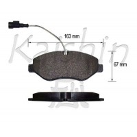 FK10175 KAISHIN Комплект гальмівних колодок дисковий гальм