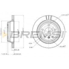 CD6836V BREMSI Гальмівний диск