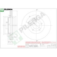 V245 PILENGA Гальмівний диск