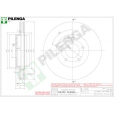 V245 PILENGA Гальмівний диск