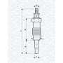 062580704304 MAGNETI MARELLI Свічка розжарювання