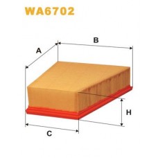 WA6702 WIX FILTERS Повітряний фільтр