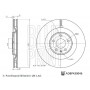 ADBP430046 BLUE PRINT Гальмівний диск