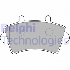 LP1746 DELPHI Комплект гальмівних колодок дисковий гальм