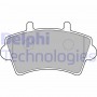 LP1746 DELPHI Комплект гальмівних колодок дисковий гальм