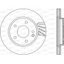 BDA1700.20 OPEN PARTS Гальмівний диск
