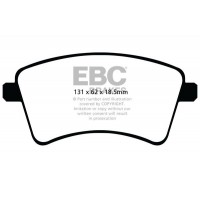 DPX2033 EBC Brakes Комплект гальмівних колодок дисковий гальм
