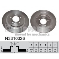 N3310326 NIPPARTS Гальмівний диск