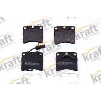 6000610 KRAFT AUTOMOTIVE Комплект гальмівних колодок дисковий гальм