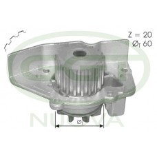 PA12333 GGT Водяний насос охолодження двигуна