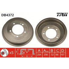 DB4372 TRW Гальмівний барабан