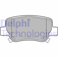 LP2206 DELPHI Комплект гальмівних колодок дисковий гальм