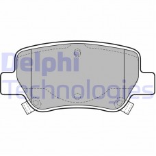 LP2206 DELPHI Комплект гальмівних колодок дисковий гальм