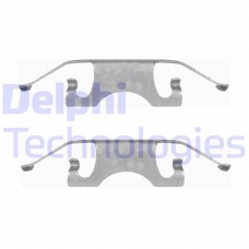 LX0396 DELPHI Комплектуючі колодки дискового гальма