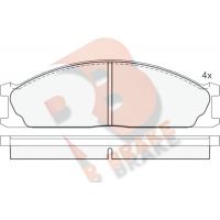 RB0884 R BRAKE КомплеК т гальмівних колодок, дискове гальмо