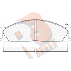 RB0884 R BRAKE КомплеК т гальмівних колодок, дискове гальмо