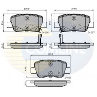 CBP32026 COMLINE Комплект гальмівних колодок дисковий гальм