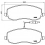 FK20113 KAISHIN Комплект гальмівних колодок дисковий гальм