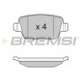 BP3300 BREMSI Комплект гальмівних колодок дисковий гальм