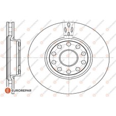 1618882580 EUROREPAR Гальмівний диск