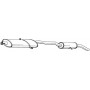 286-145 BOSAL Глушник вихлопних газів кінцевий