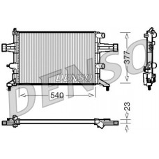 DRM20080 DENSO Радіатор охолодження двигуна
