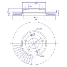 142.1764 CAR Гальмівний диск